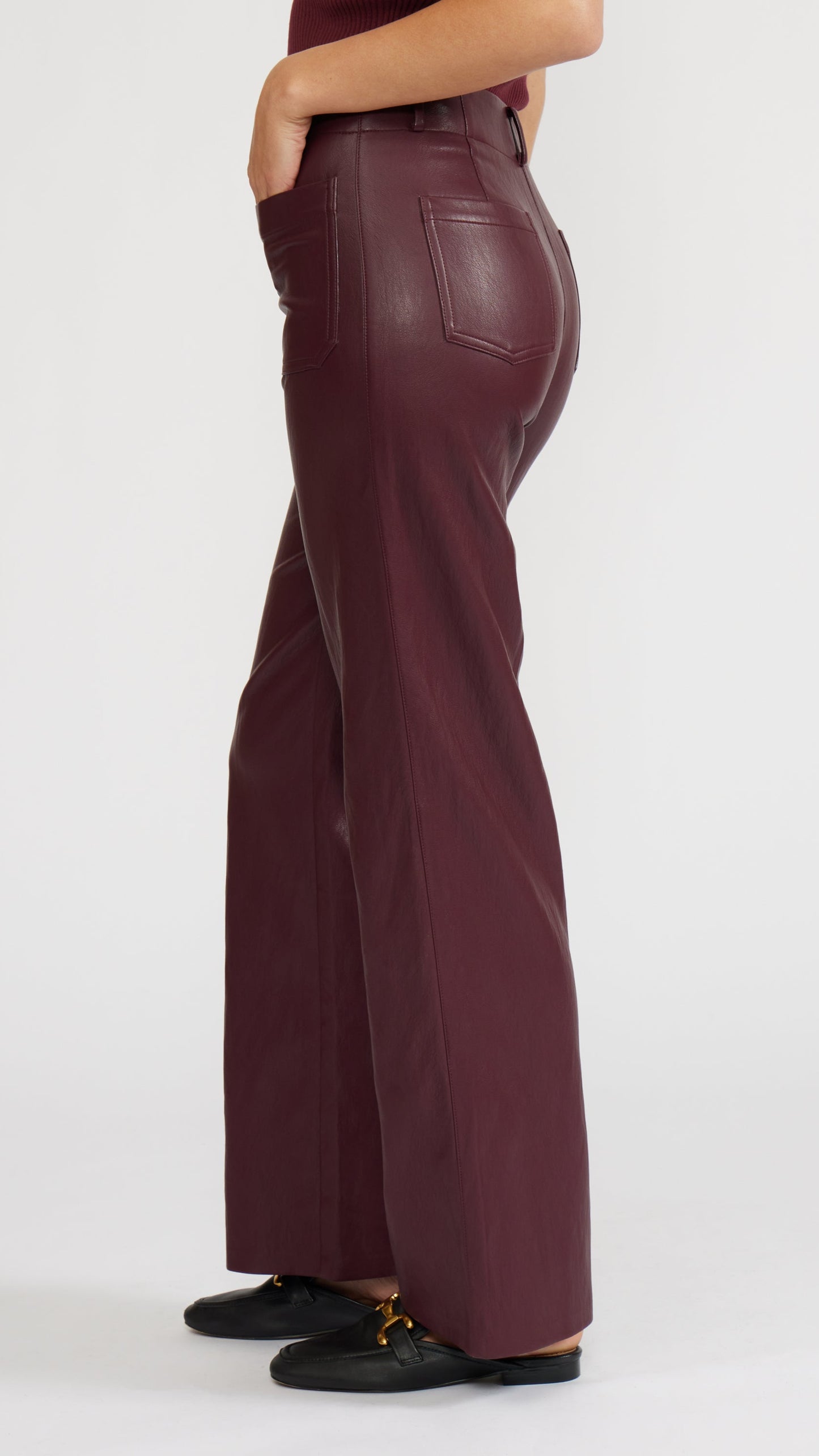 REEVE FAUX LEATHER PANT