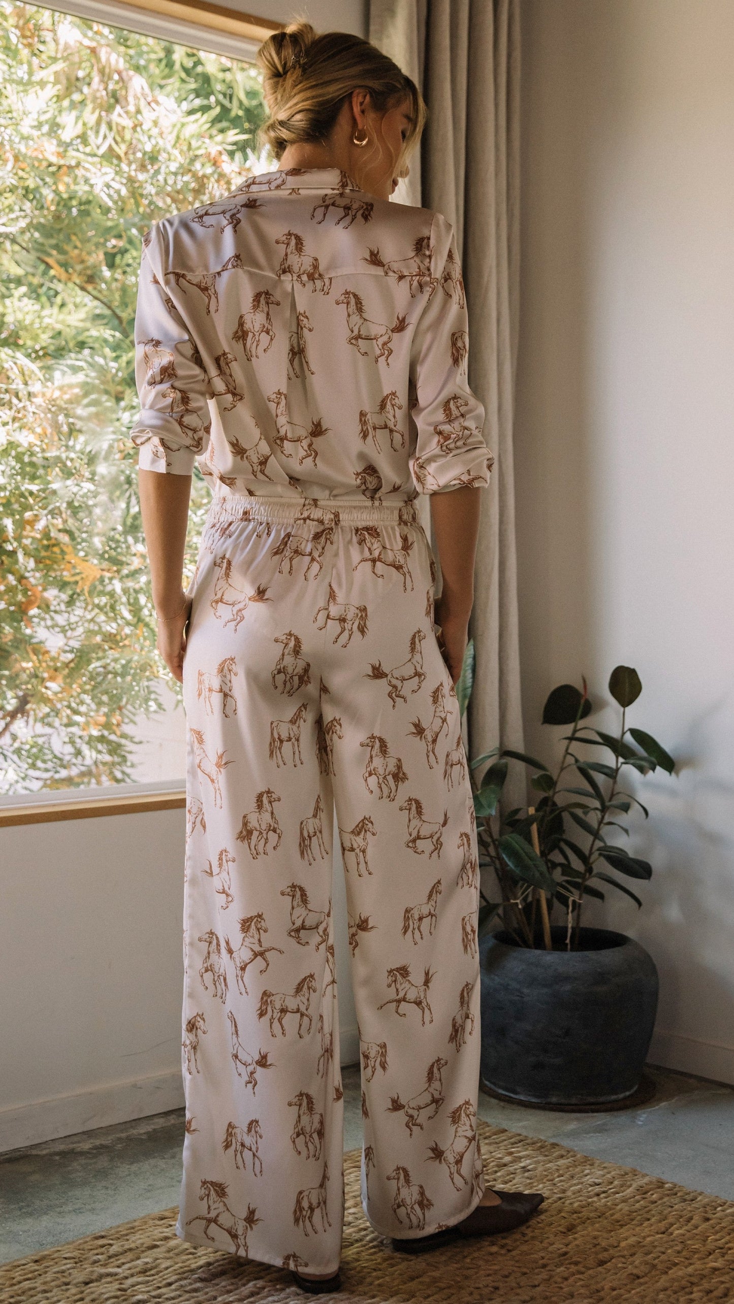 RILEY SATIN PANTS