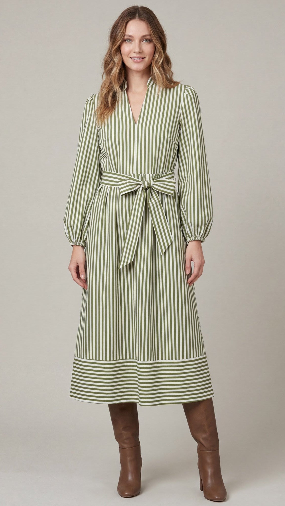 SLOANE STRIPED MAXI DRESS