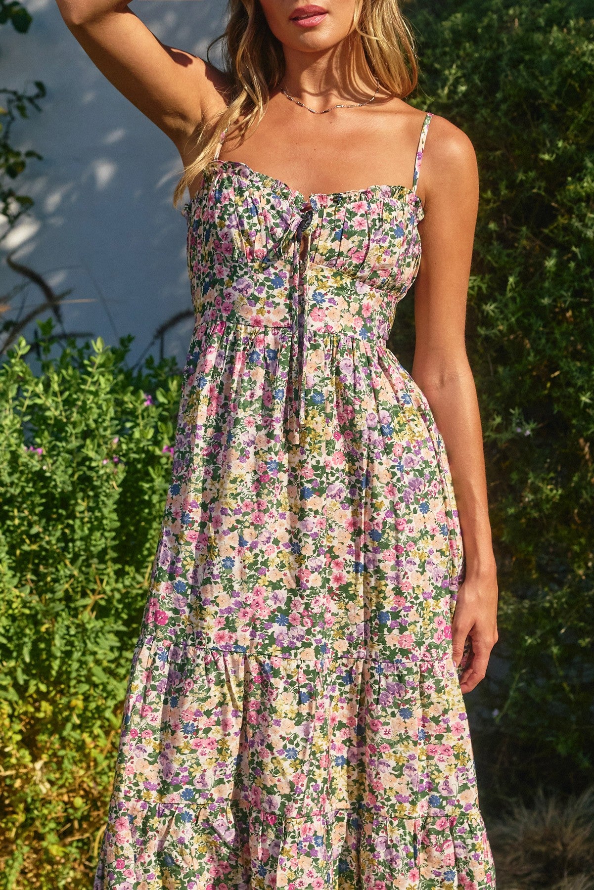 MARGO FLORAL MIDI DRESS