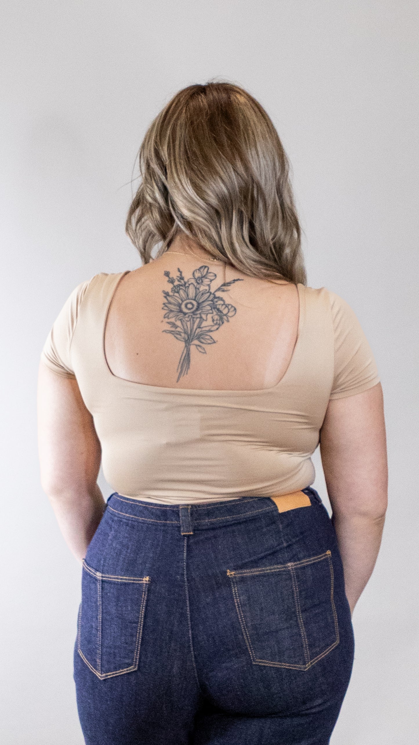 SQUARE NECK BODYSUIT