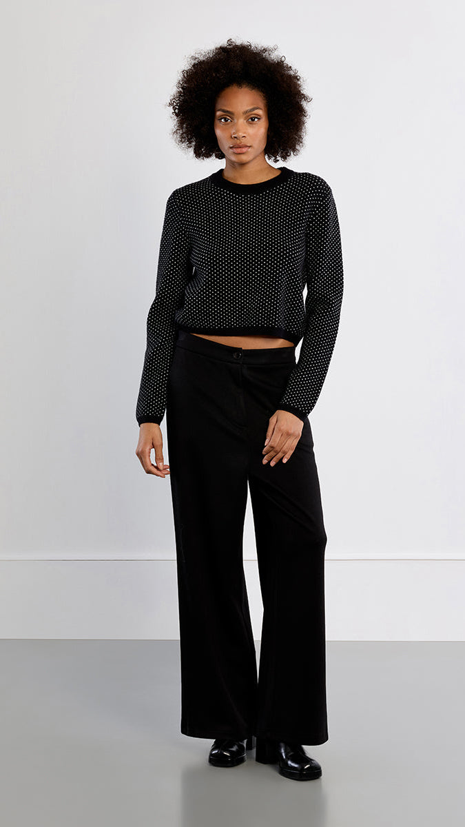 POSIE POLKA DOT SWEATER