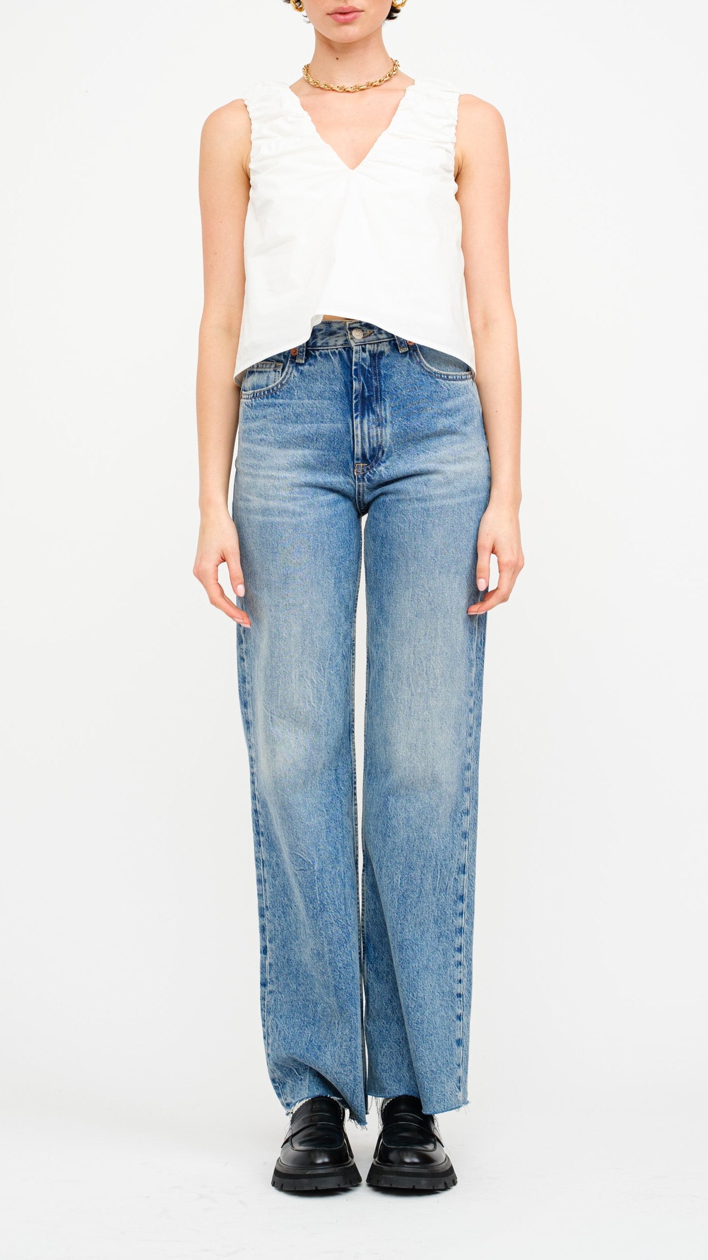 GRACE RUCHED TOP
