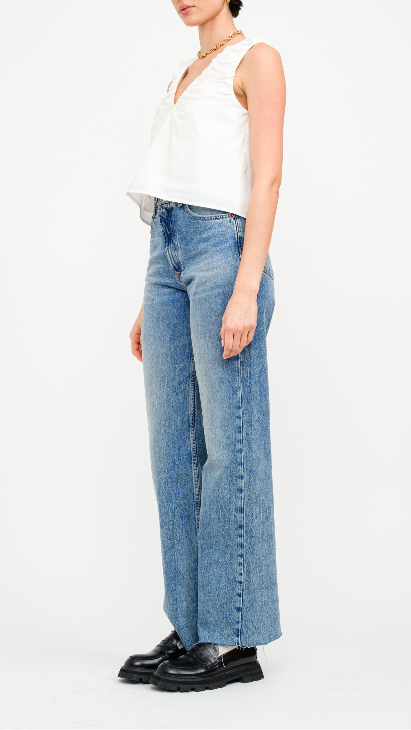 GRACE RUCHED TOP