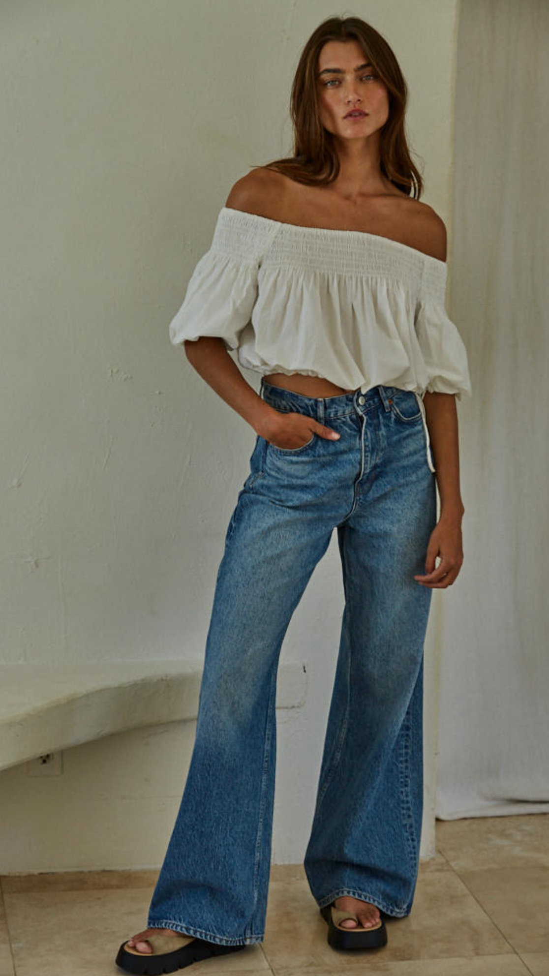 ADLEY OFF SHOULDER TOP