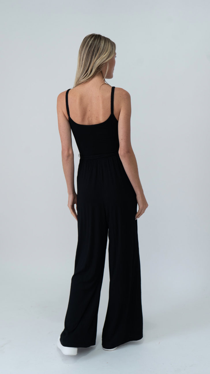 SIDE TIE JUMPSUIT
