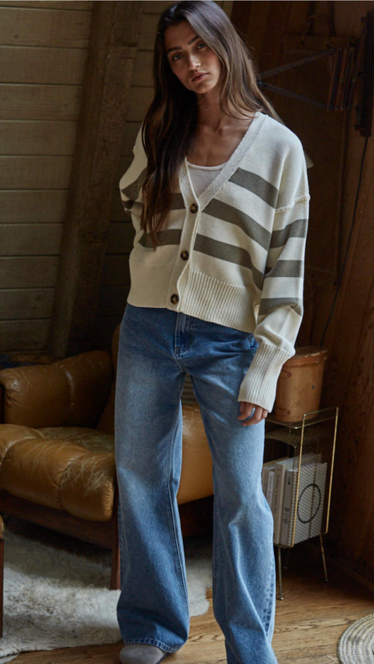 FAYE STRIPED SWEATER