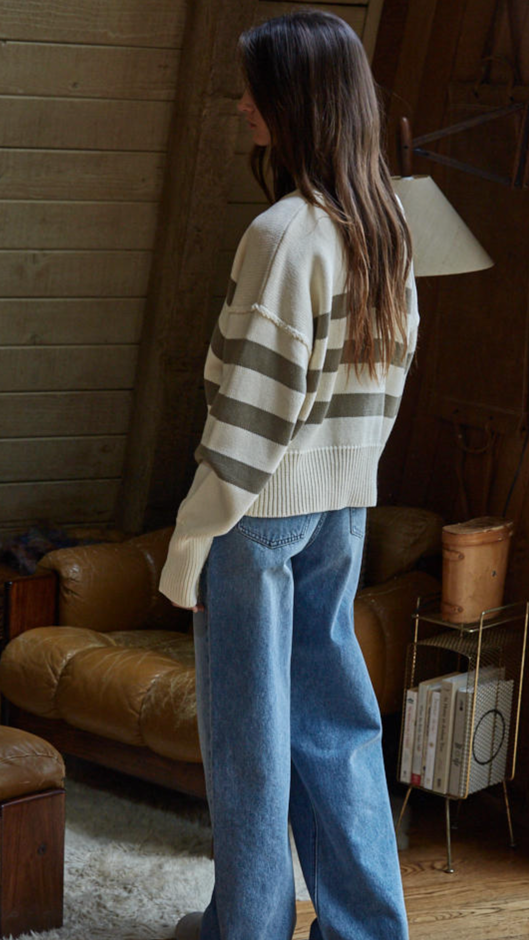 FAYE STRIPED SWEATER