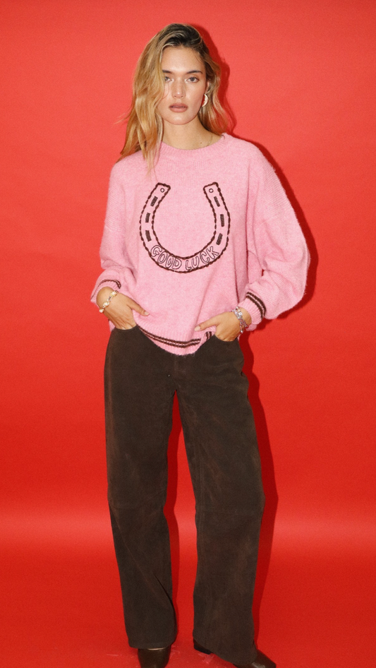 GOOD LUCK BABE SWEATER