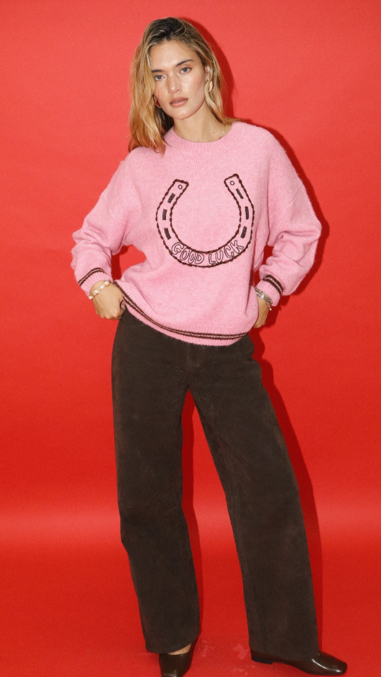GOOD LUCK BABE SWEATER