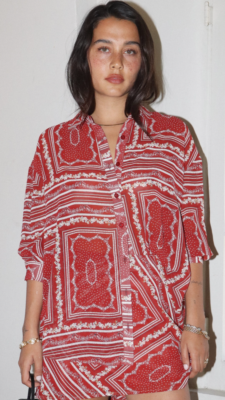 BANDANA BUTTON DOWN