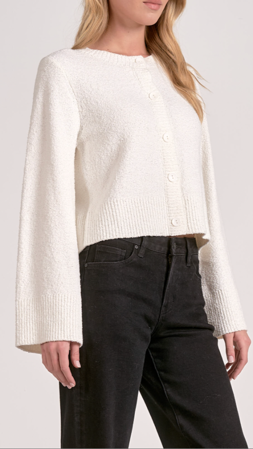 HOLLIS BUTTON SWEATER