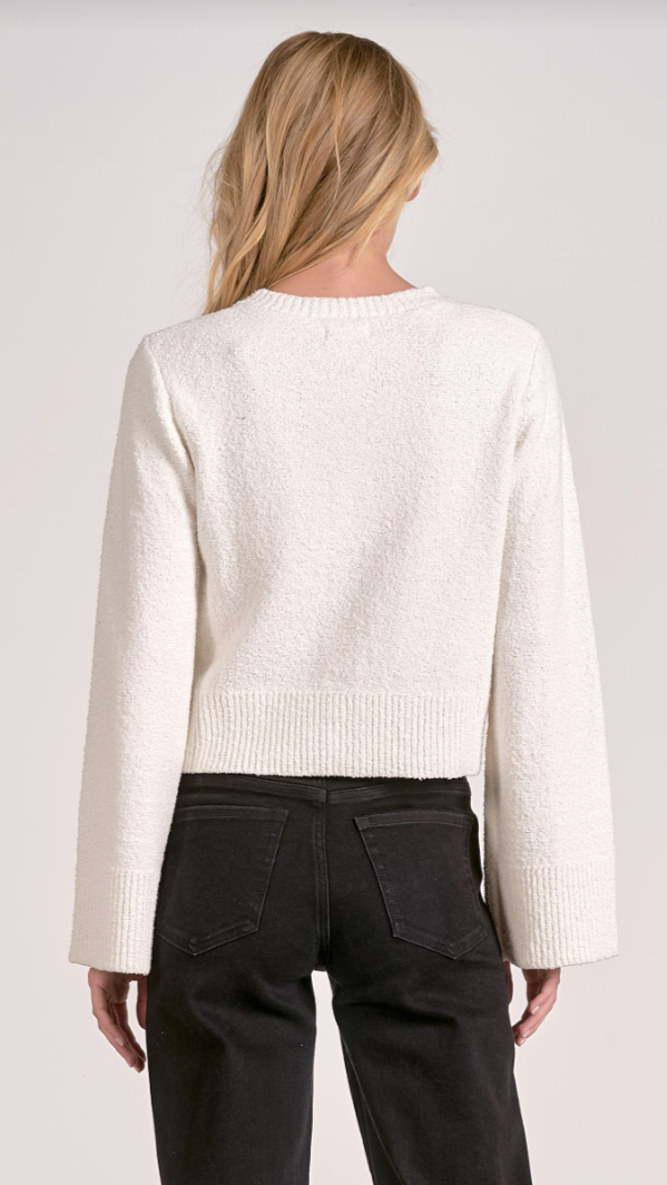 HOLLIS BUTTON SWEATER
