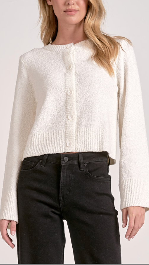 HOLLIS BUTTON SWEATER