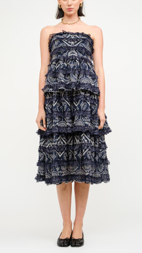 RUMI LACE MIDI DRESS