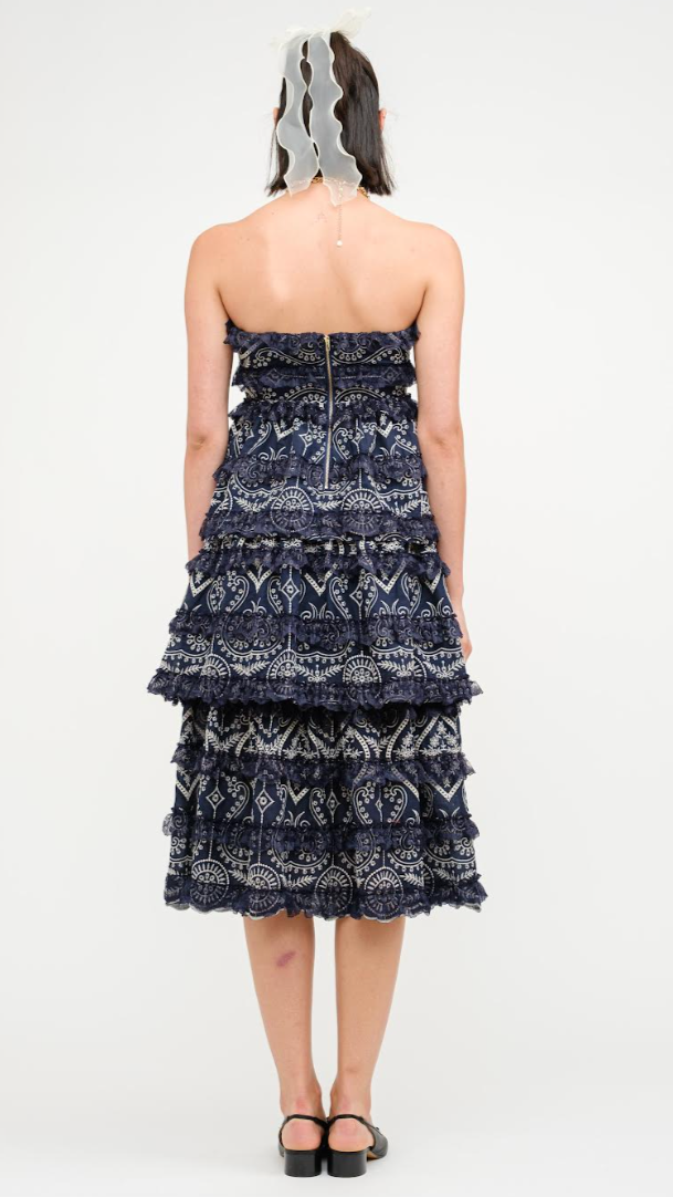 RUMI LACE MIDI DRESS