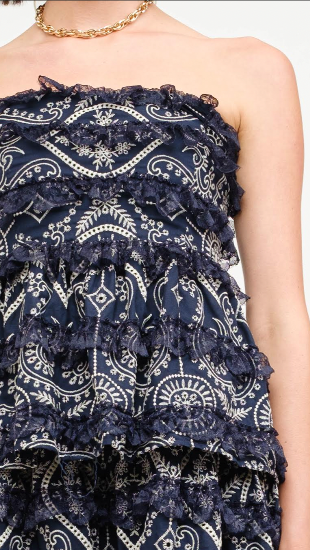 RUMI LACE MIDI DRESS