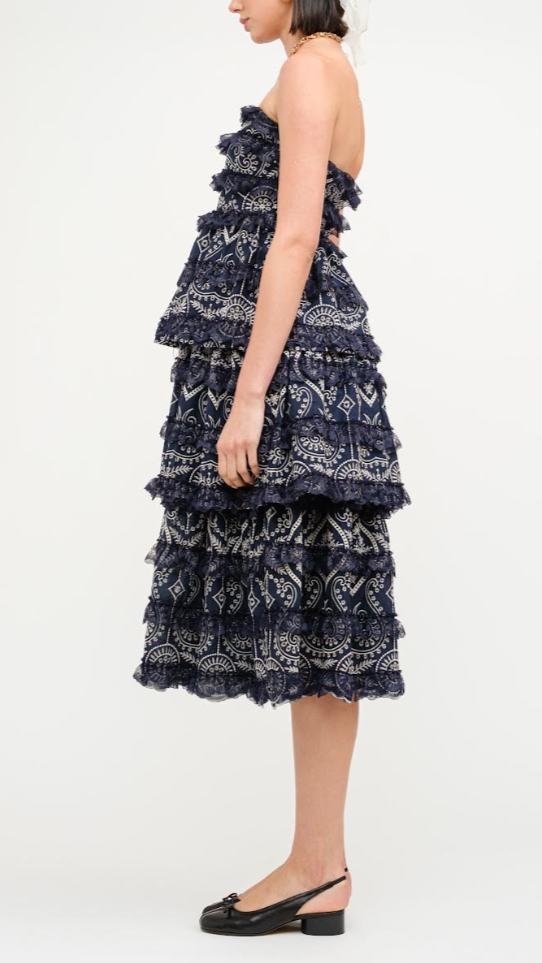 RUMI LACE MIDI DRESS
