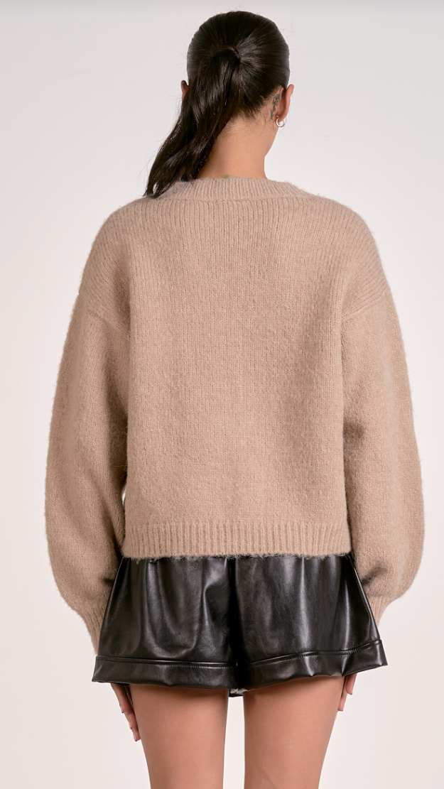 CARRIE TIE SWEATER