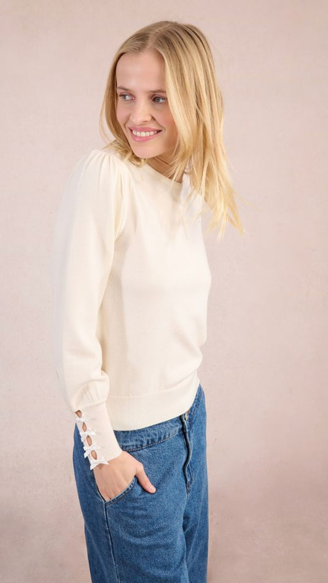BRIDGIT BOW SWEATER