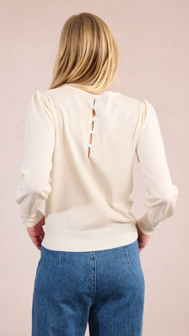 BRIDGIT BOW SWEATER