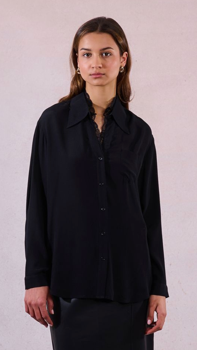 JEANNE BUTTON DOWN TOP