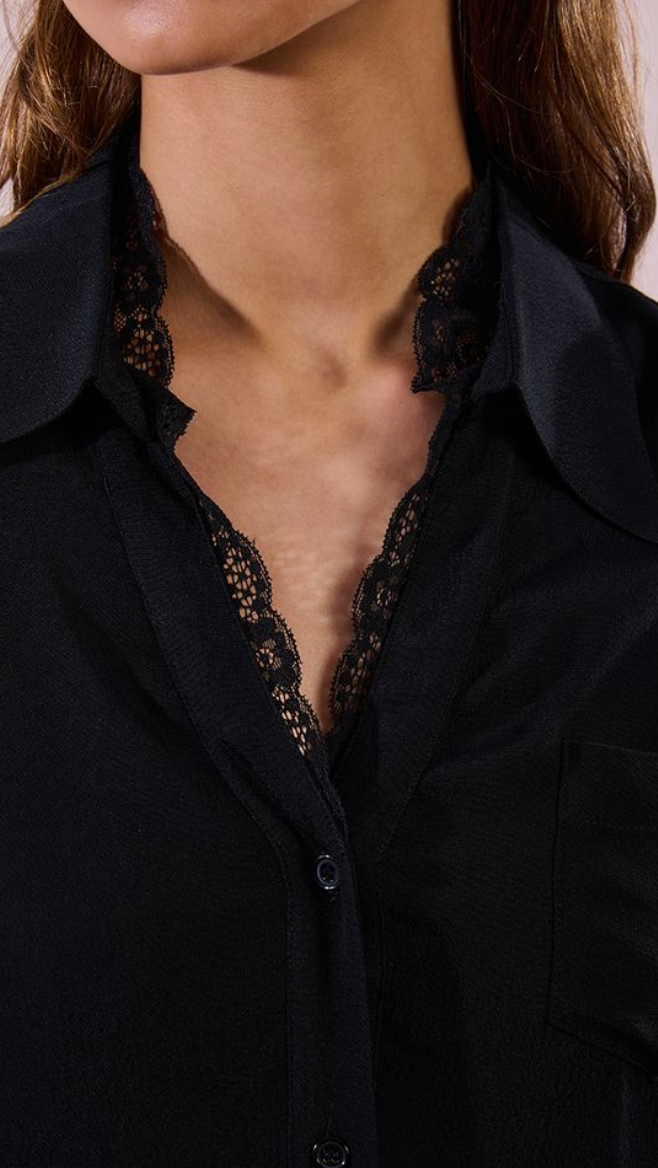 JEANNE BUTTON DOWN TOP