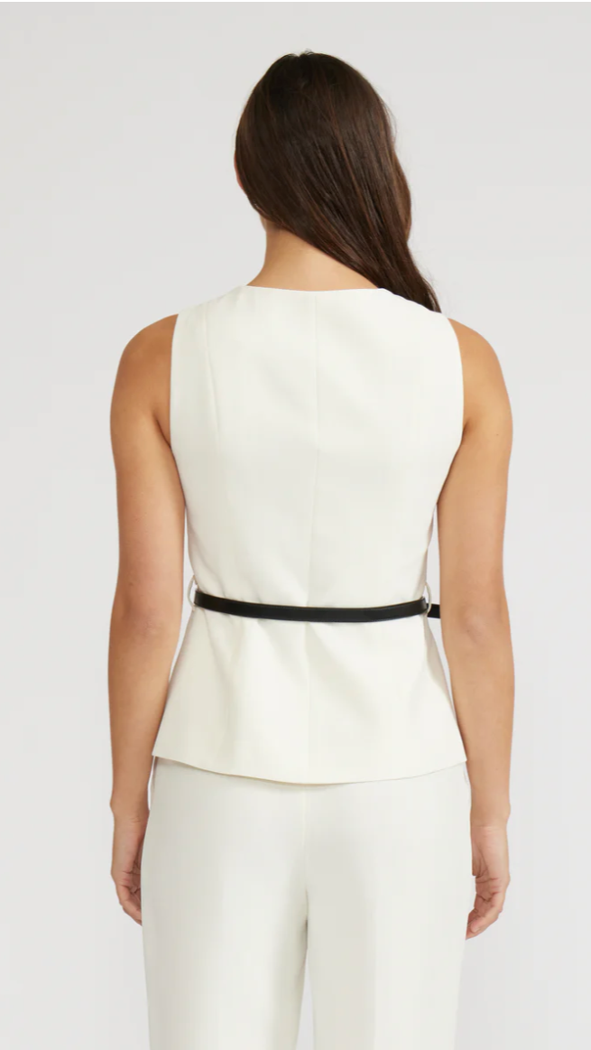 ANNA BELTED VEST