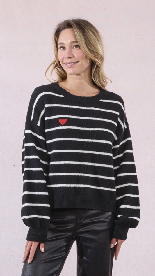 COSETTE HEART SWEATER