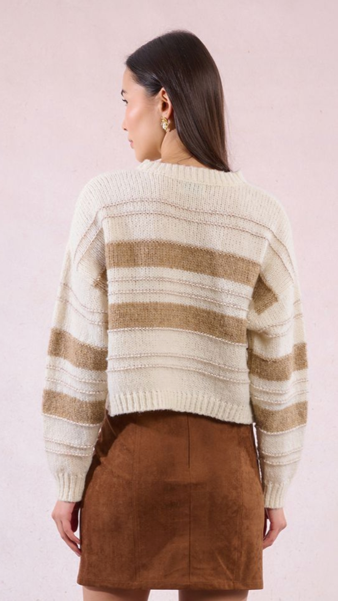 SYLVIE STRIPED SWEATER