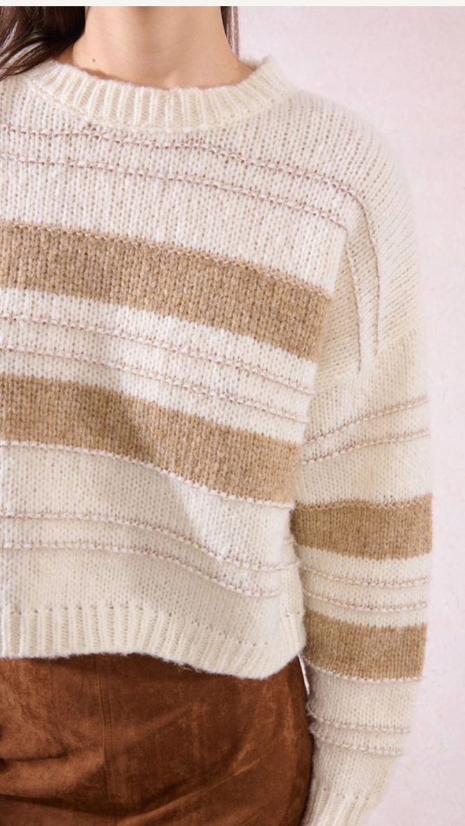SYLVIE STRIPED SWEATER