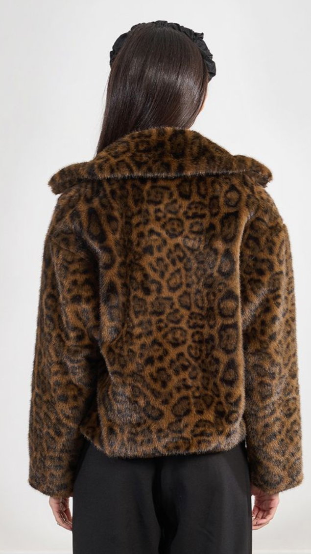 SHANIA LEOPARD COAT