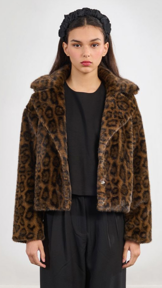 SHANIA LEOPARD COAT