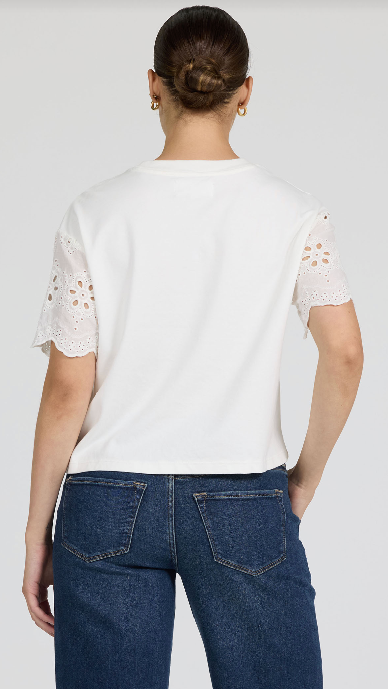 MADDOX EYELET TEE