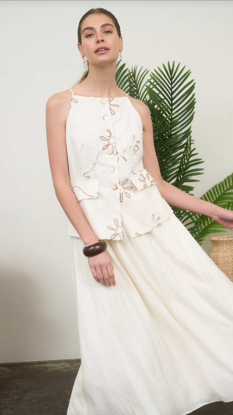 JESSIE HALTER MIDI DRESS