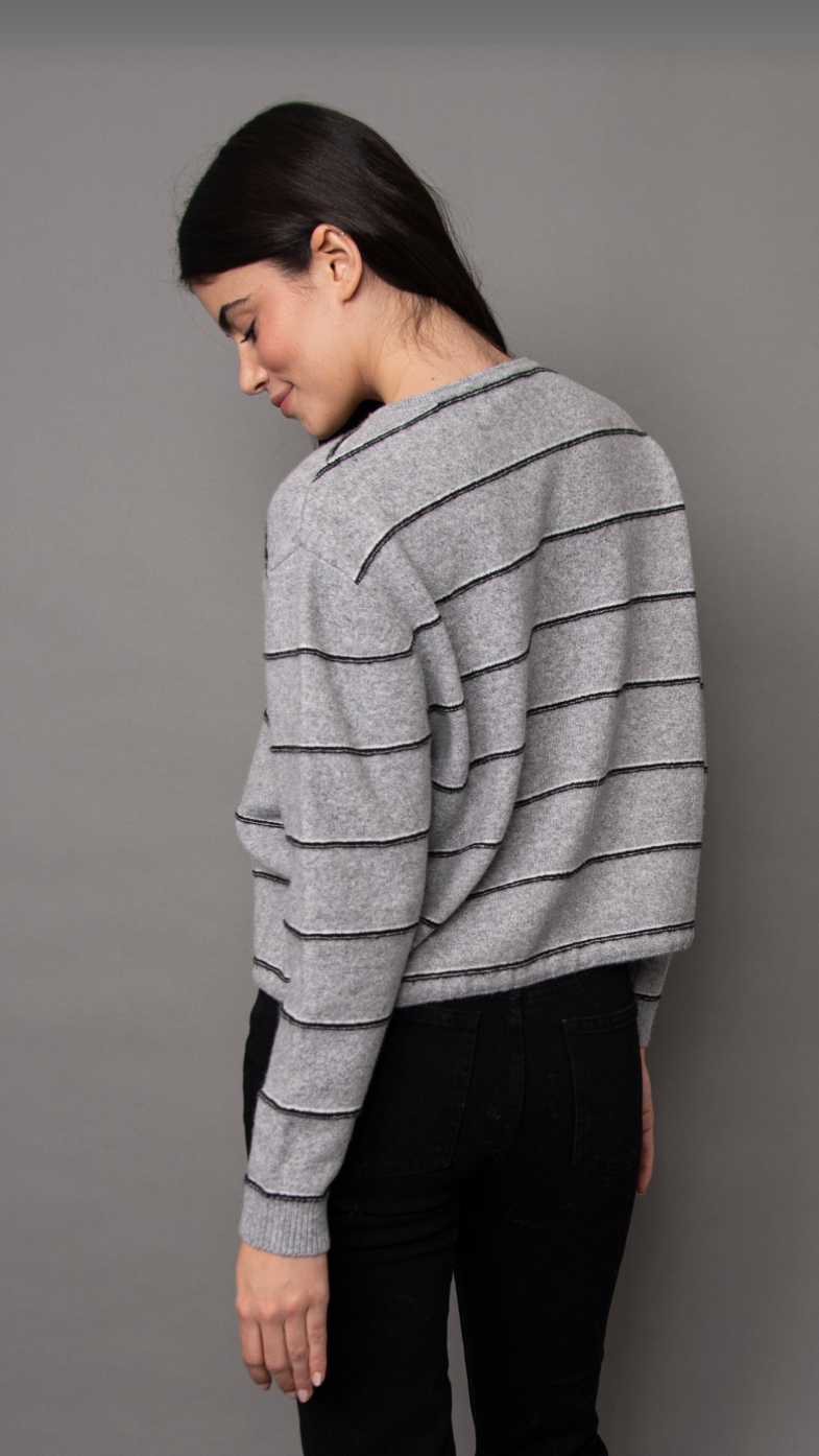 BOUDICA LONG SLEEVE CREW NECK CARDIGAN