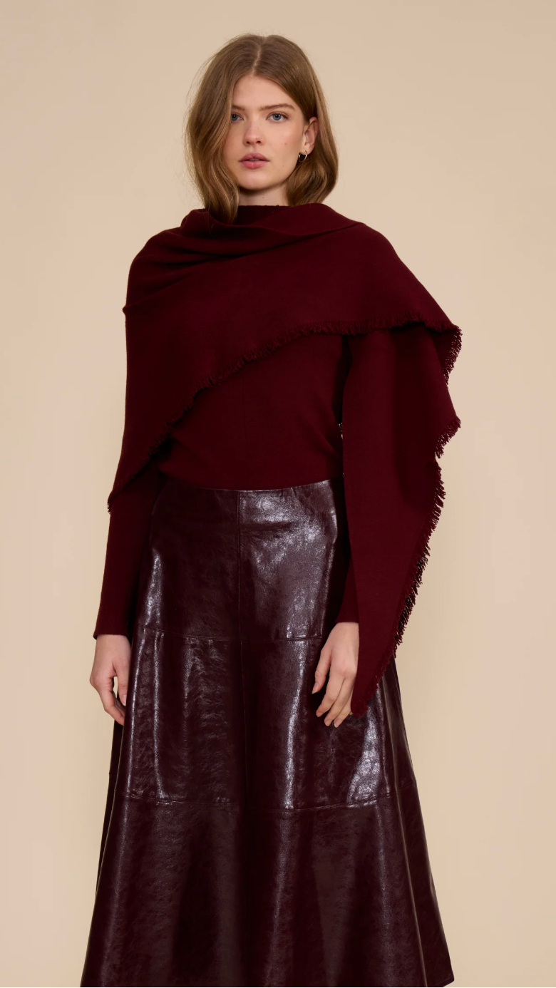 MURPHY SCARF SWEATER