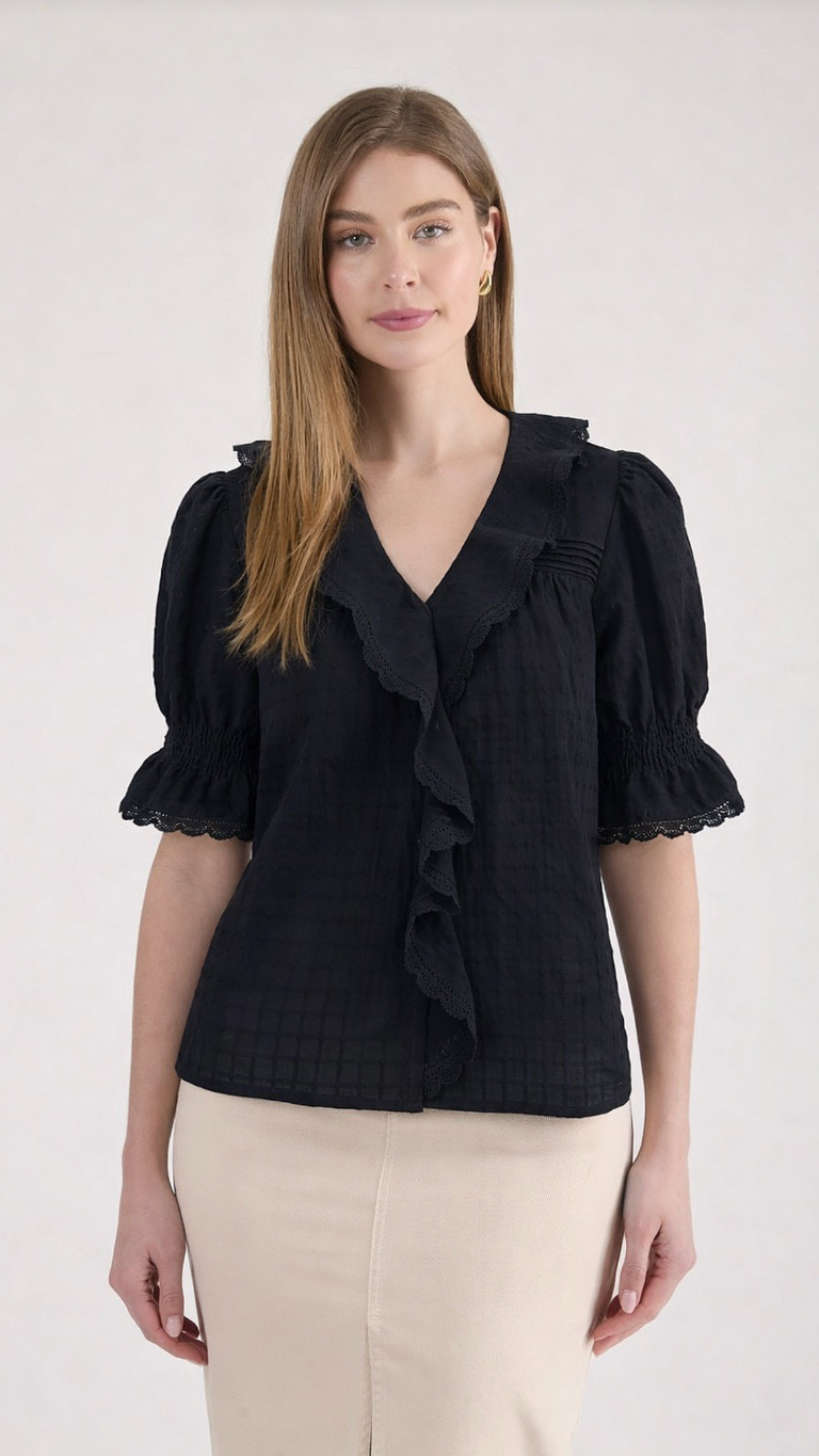 ELLIOT SHORT SLEEVE BLOUSE