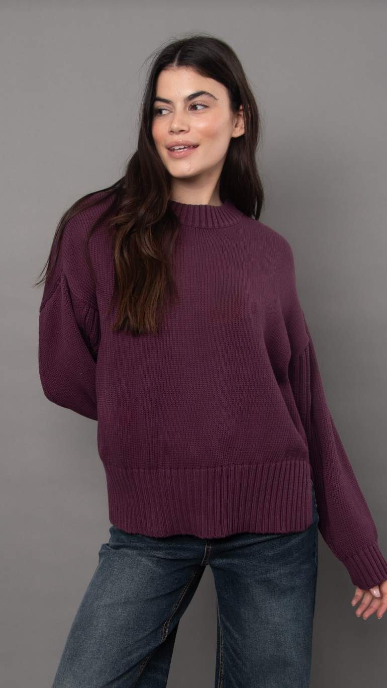 LILLA LONG SLEEVE CREW