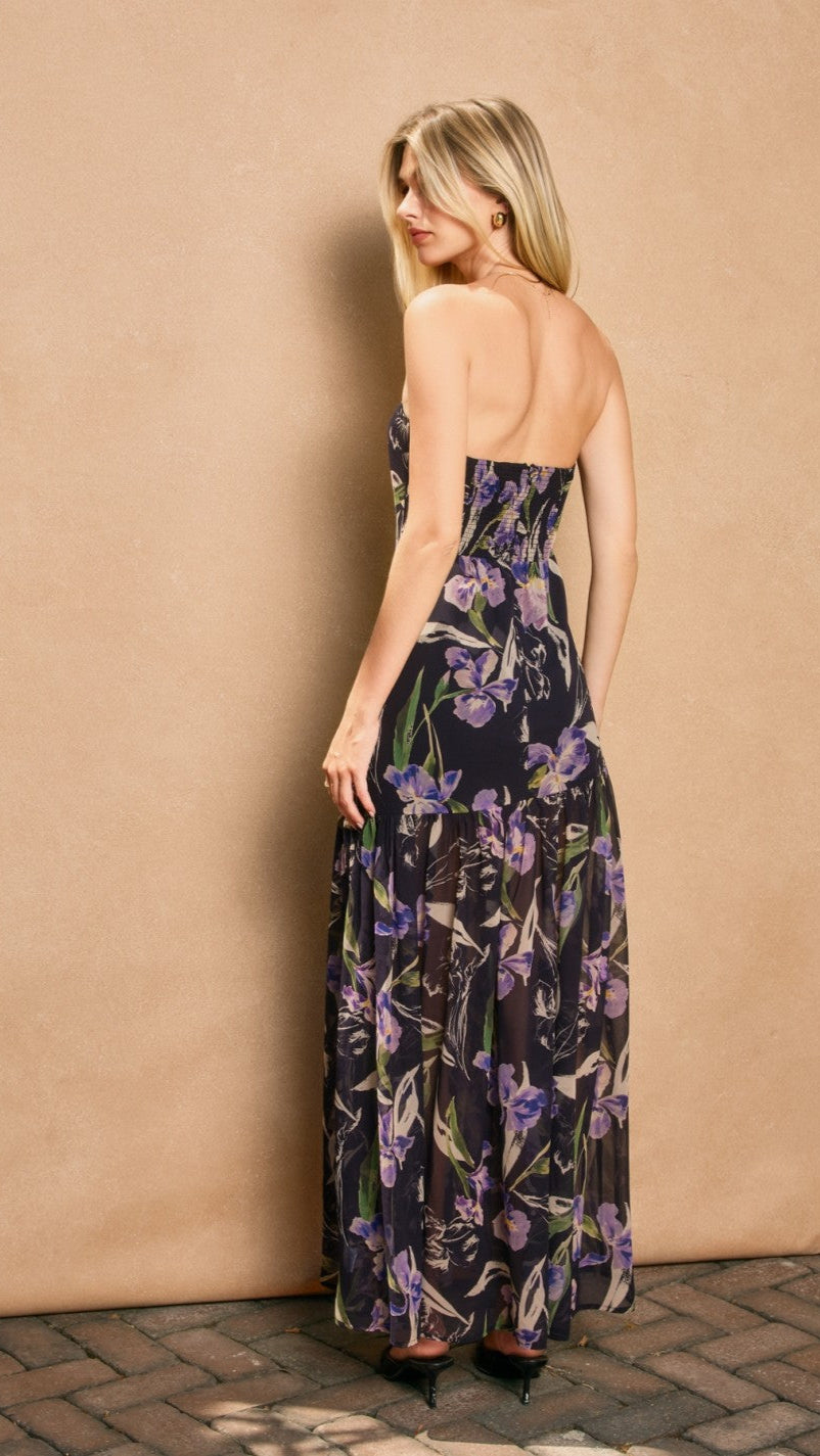MIDNIGHT IRIS DRESS
