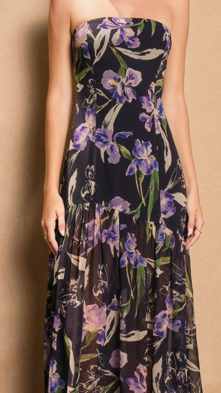 MIDNIGHT IRIS DRESS