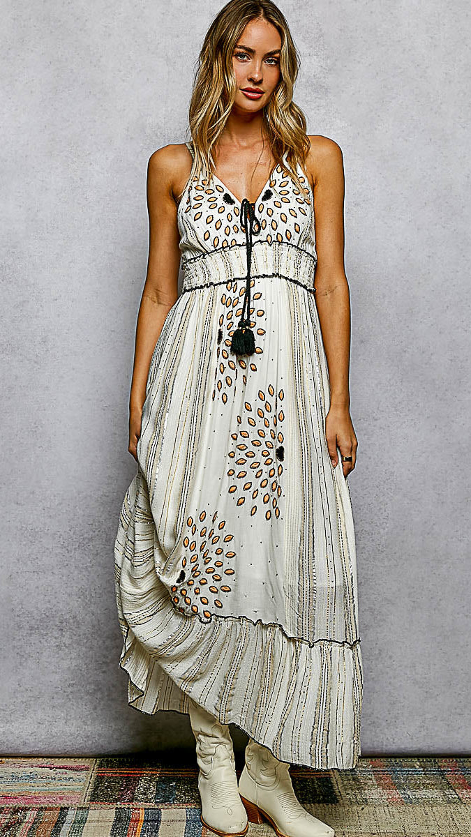 AUDREY BEADED MAXI