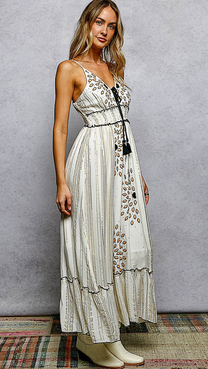 AUDREY BEADED MAXI