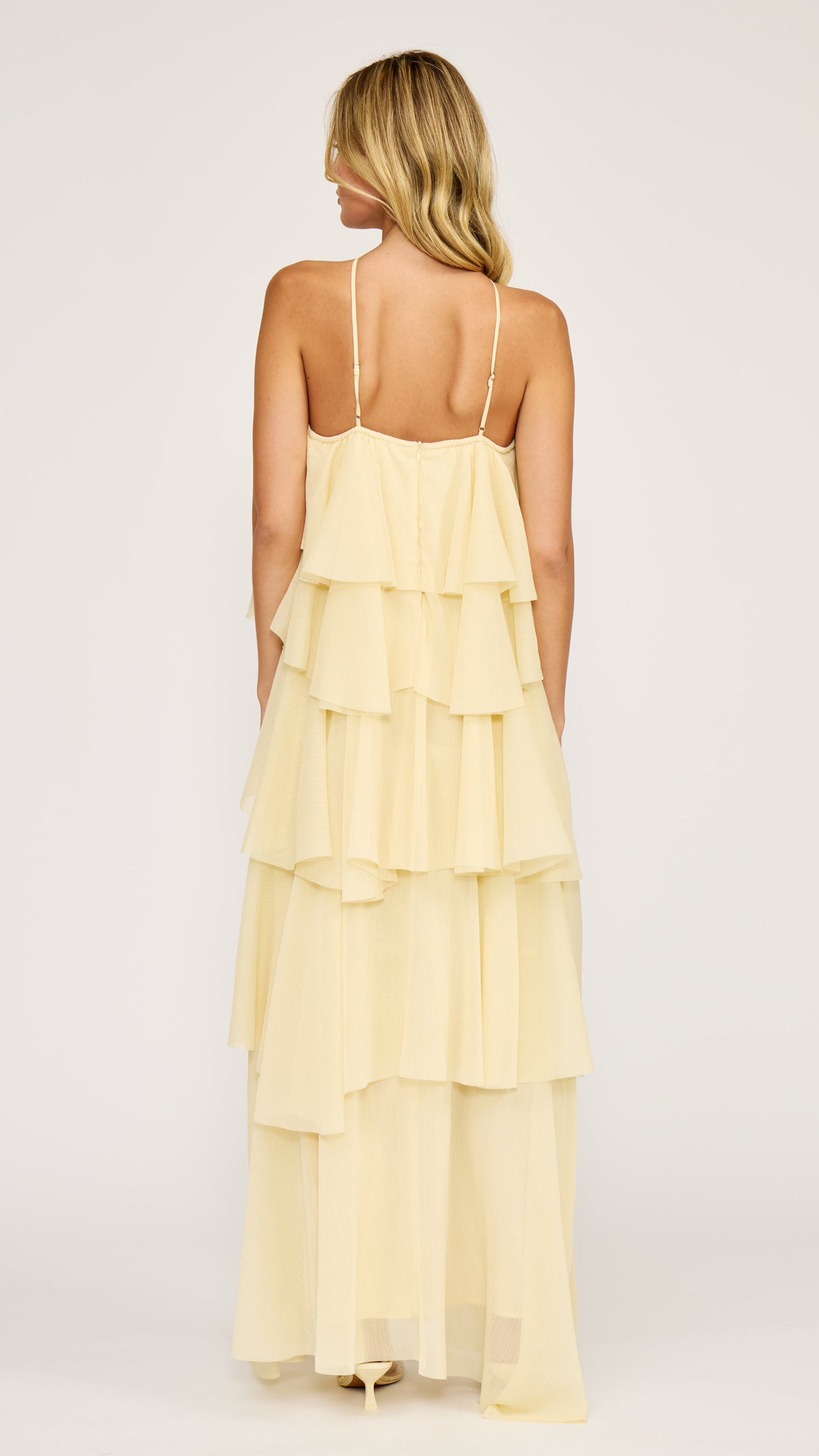 EMERY RUFFLED DRESS