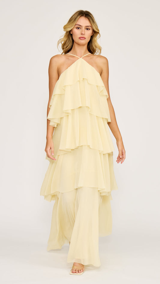 EMERY RUFFLED DRESS