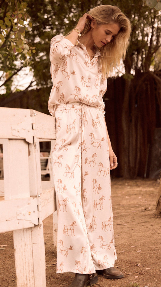 RILEY SATIN PANTS