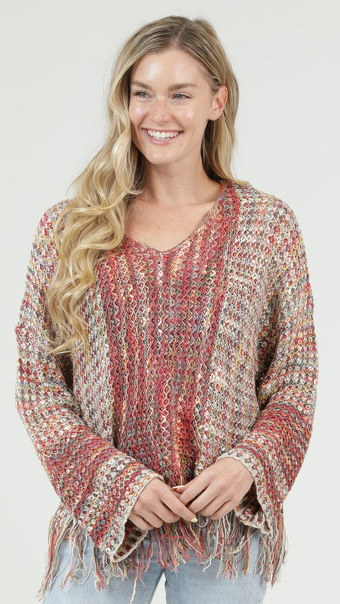 POLLIE FRINGE SWEATER