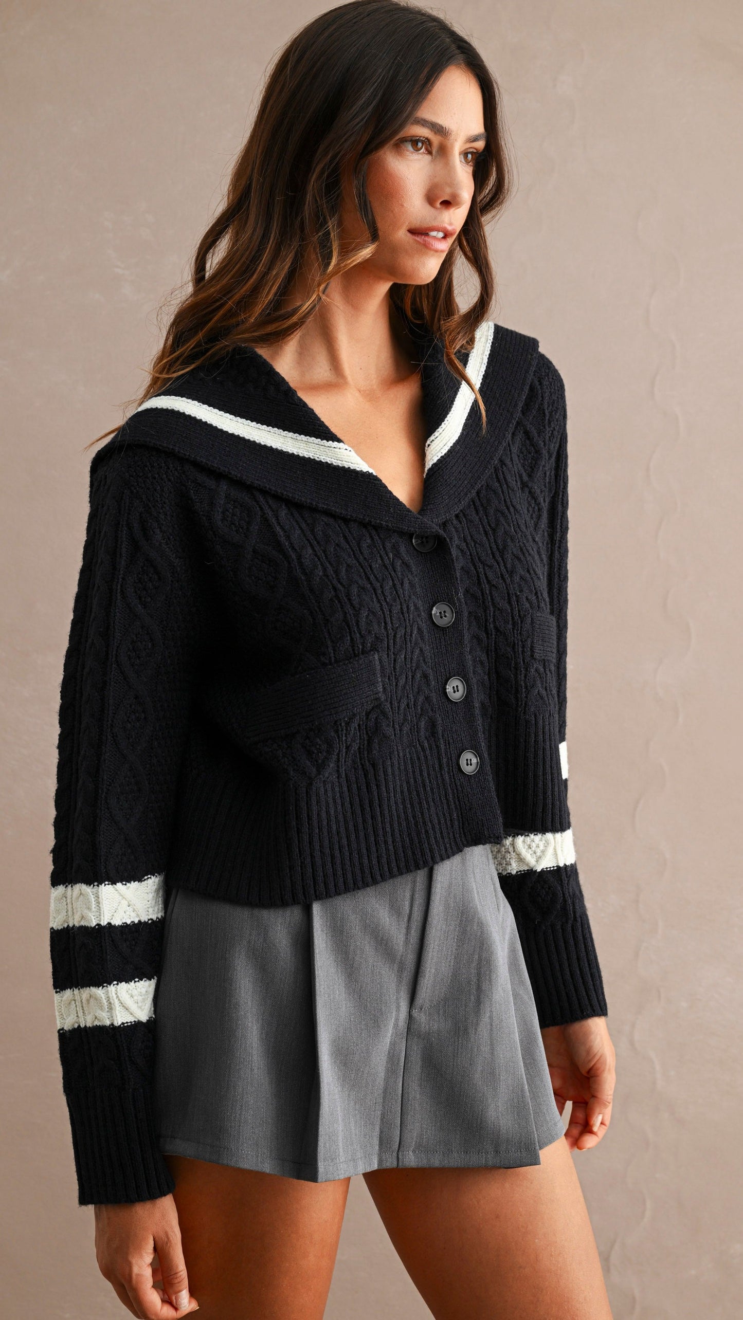 SUTTON SAILOR CARDI