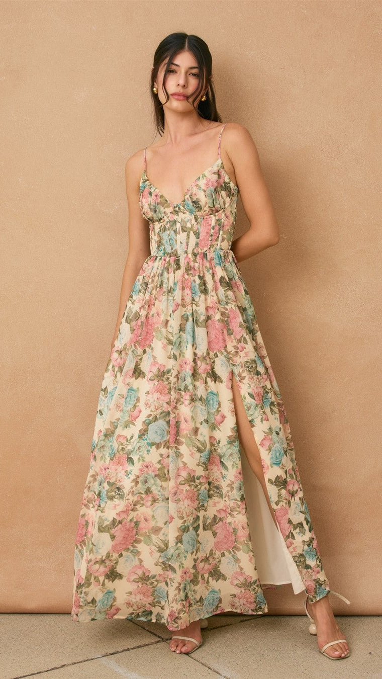 POLLY CORSET MAXI DRESS