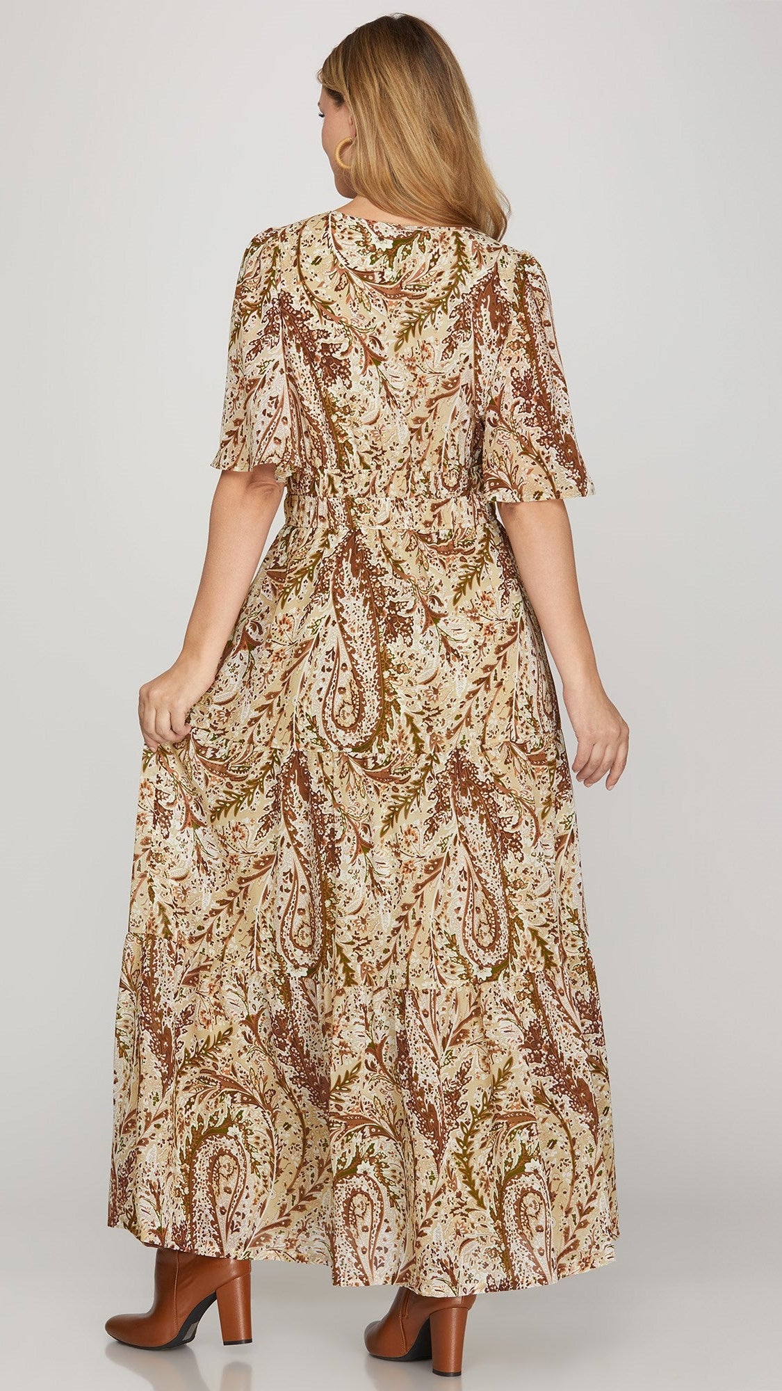 PAISLEY MAXI DRESS